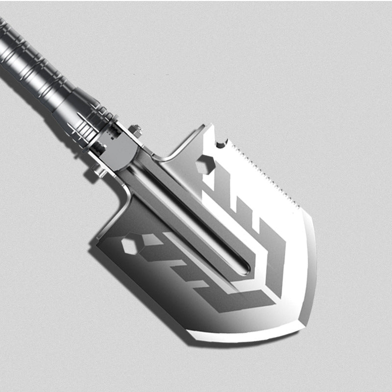 Multifunctional Outdoor Shovel with Fire Starter