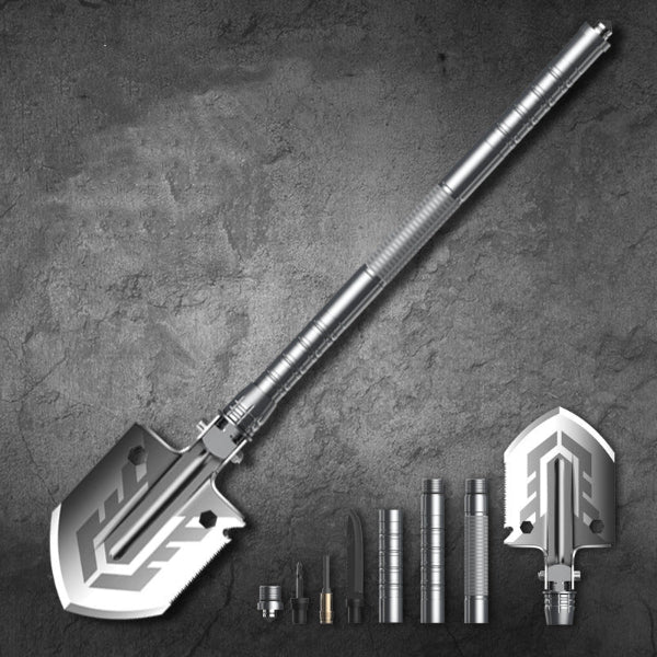 Multifunctional Outdoor Shovel with Fire Starter